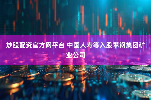 炒股配资官方网平台 中国人寿等入股攀钢集团矿业公司